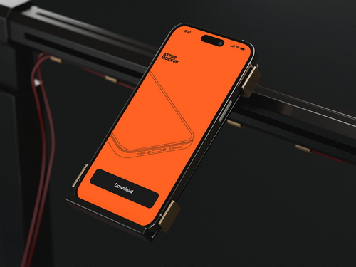 iPhone Pro Mockup Scene 02 / Arm Series