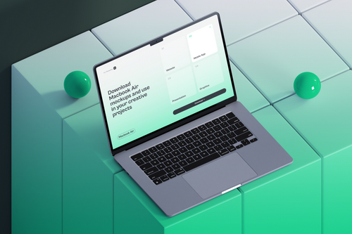Notsy Macbook Air Mockup 2