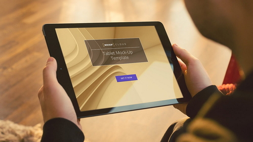 Tablet iPad Mockup Scene 06