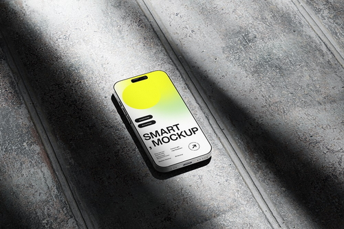 Smartphone Display Branding Mockup Scene