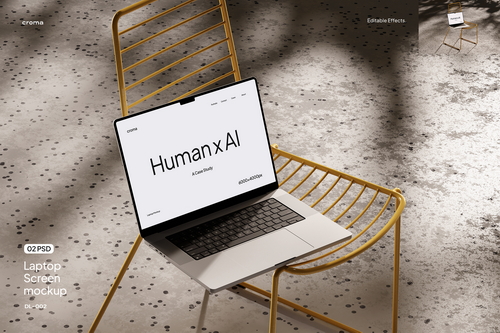 Laptop Mockup Aesthetic 02