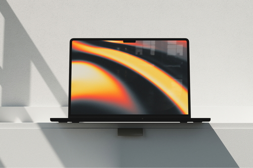 Minimal MacBook Mockup 2