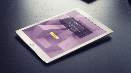 Tablet iPad Mockup Scene 04