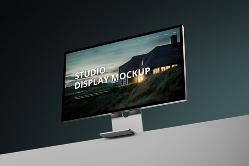 Apple Studio Display Mockups