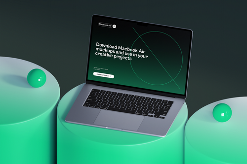 Notsy Macbook Air Mockup 12