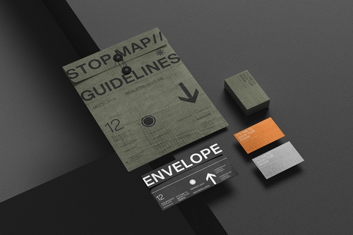 Folder Envelope Branding Mockup Set