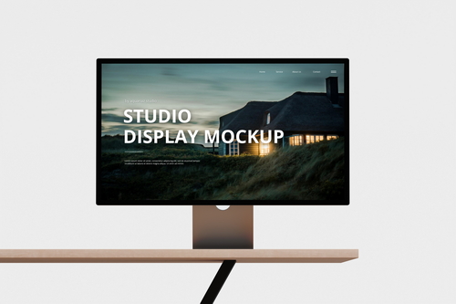 APPLE STUDIO DISPLAY MOCKUP