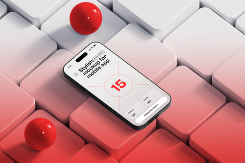 iPhone 15 Pro Gradient Mockup 01