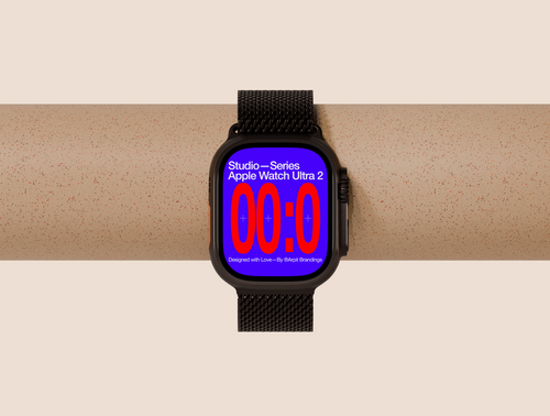 Apple Watch Ultra 2 Mockup (a)