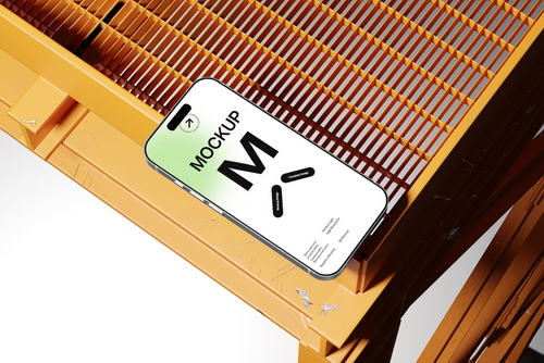 Industrial Modern Smartphone Mockup Template