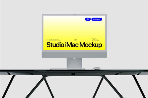Animated iMac Mockups (Studio Edition)