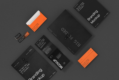 Minimal Stationery Branding Mockup Set