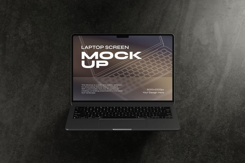 Laptop Screen Mockup - Macbook
