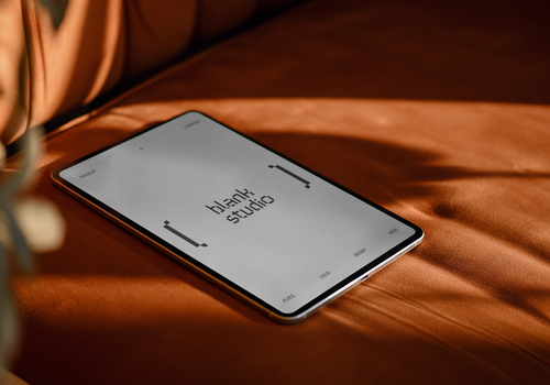 Sofa Lounge iPad Mockup