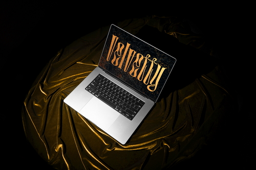 MacBook Pro Mockup Scene 02 / Velvetty Series