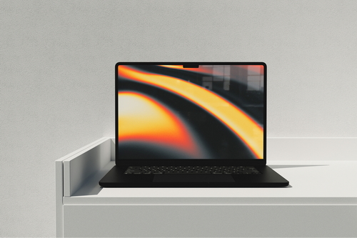 Minimal MacBook Mockup 4