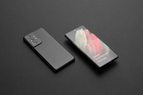 Smartphone Mockup Scene Android 02