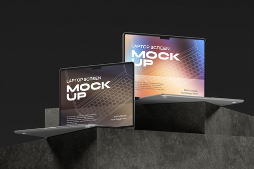 Laptop Screen Mockup - Macbook