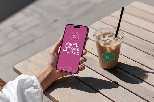 iPhone Pro Mockup / Barista Series