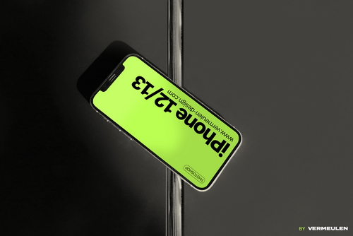 iPhone 12/13 realistic Mockup / W01|09