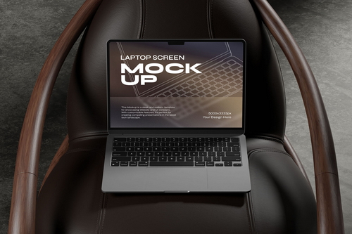 Laptop Screen Mockup - Macbook