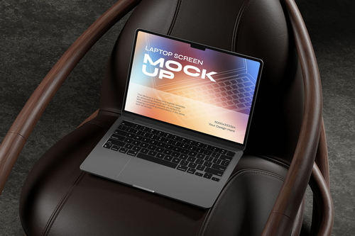 Laptop Screen Mockup - Macbook