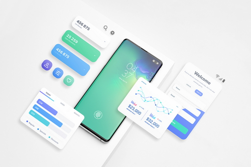 Android Smartphone Mockup Scene 03