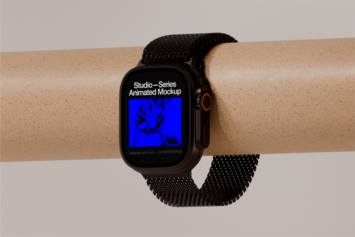 Apple Watch Ultra 2 Animated Mockup