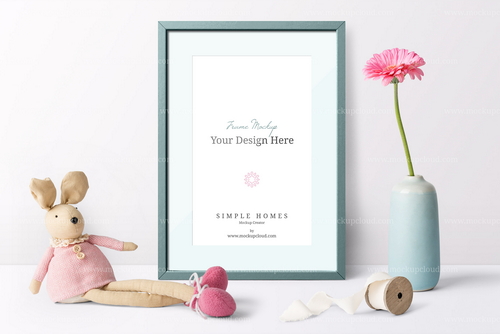 Frame Mockup Kids Front View Scene