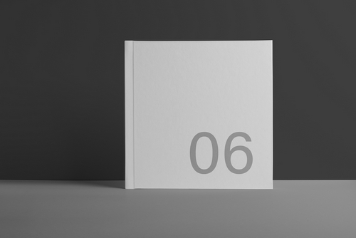 Square Hard Cover Brochure Mockup Scene 06
