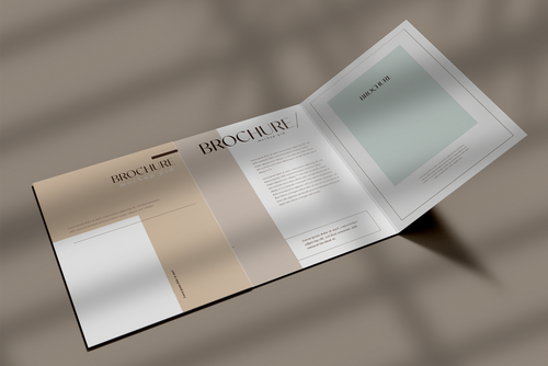 Business Trifold Brochure Mockup