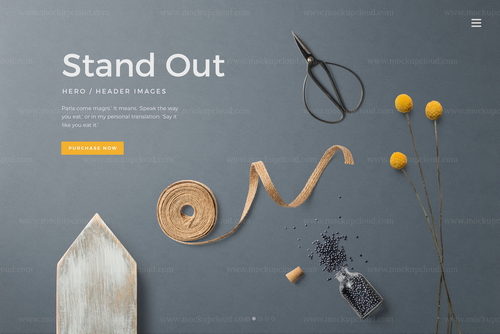 Craft Tools Top View Mockup Scene 03