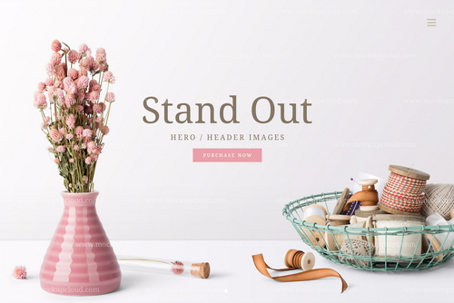 Home Decor Front View Mockup Scene 01