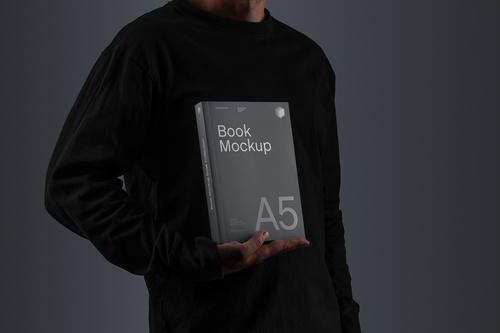 Book Mockup Scene / Dusk Series 02