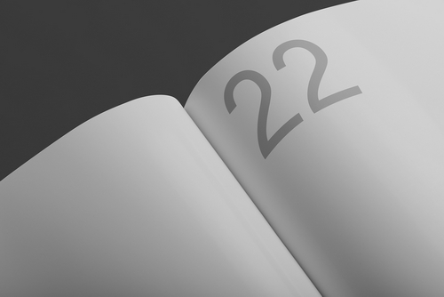 Brochure A4 Spread Closeup Mockup Scene 22