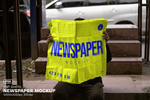 Urban Edition Newspaper Mockup