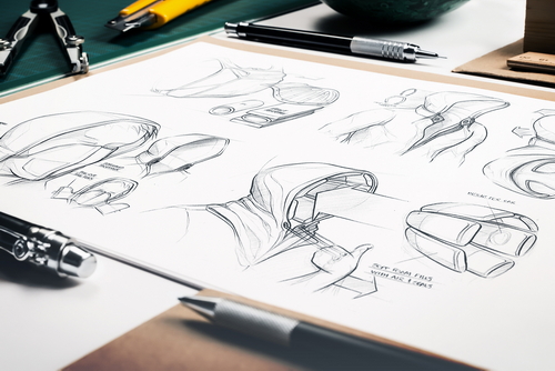 Sketch Artists Drawing Mockup Scene 12
