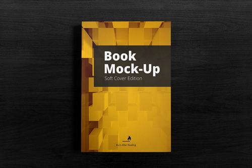Soft Cover Book Mockup Scene 03