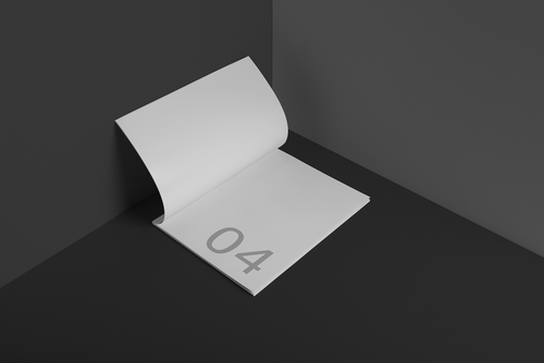 Brochure A4 Spread Mockup Scene 04