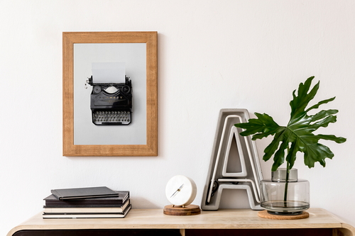 Artwork Frame Scandinavian Mockup Scene 02