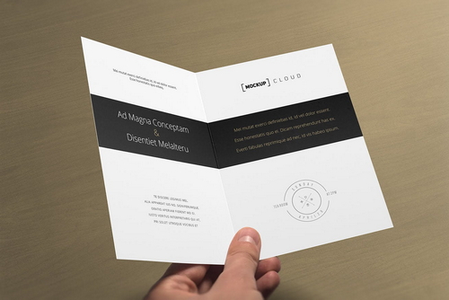 Greetings Card Mockup Scene 04