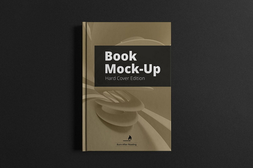 Hard Cover Book Mockup Scene 03