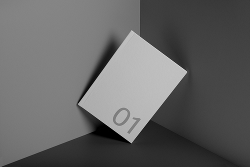 Brochure A4 Hard Cover Mockup Scene 01