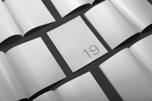 Brochures Grid A4 Mockup Scene 19
