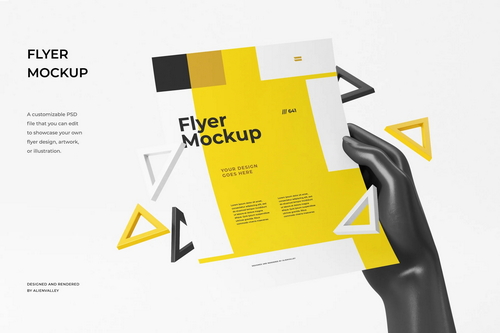 A4 Flyer Mockup