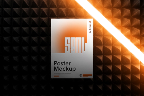 Poster Mockup Scene 05 / SGNL Series
