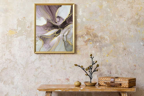 Artwork Frame Boho Style Mockup Scene 12