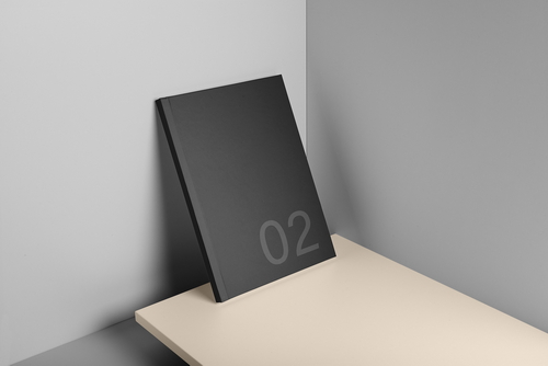 Brochure A4 Hard Cover Mockup Scene 02