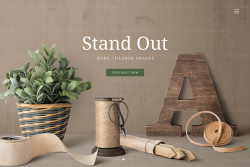 Home Decor Front View Mockup Scene 08