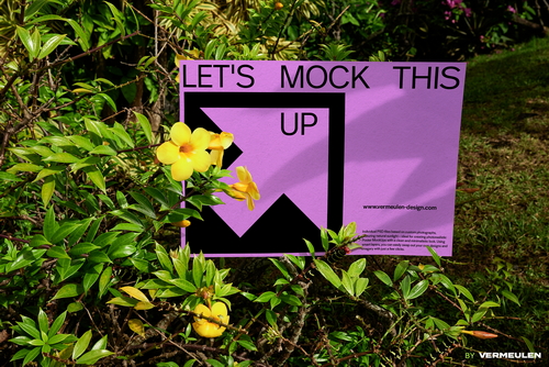 A3 Poster realistic Mockup / GW02|05